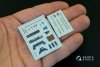 Quinta Studio QD48080 FW 190A-4 3D-Printed & coloured Interior on decal paper (for Eduard kit) 1/48